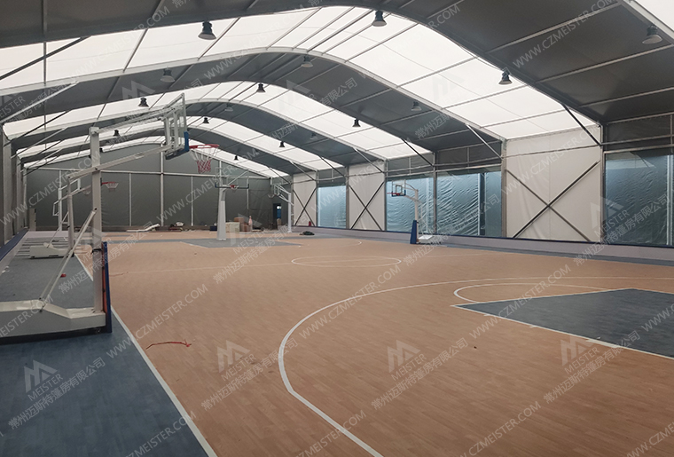 弧形篮球篷房
