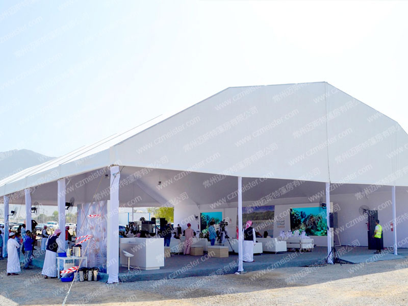 20米跨度多拱形活动篷房