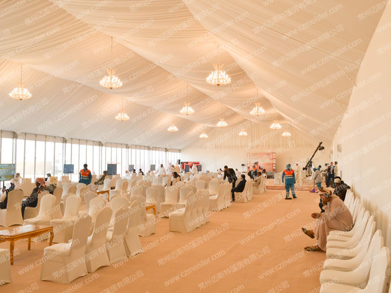 20米跨度多拱形活动篷房