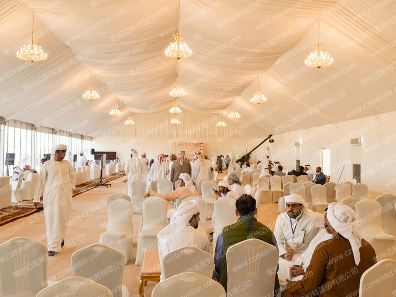 20米跨度多拱形活动篷房