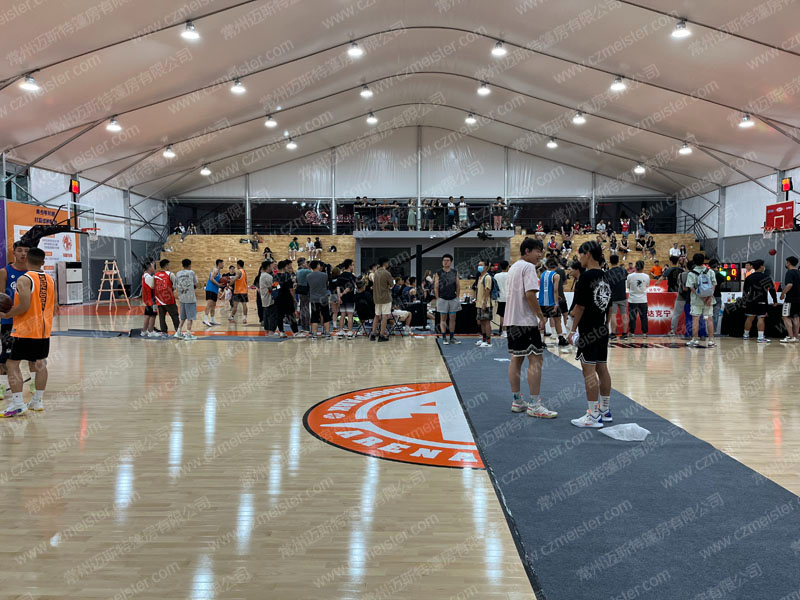 篮球馆篷房,弧形篮球篷房