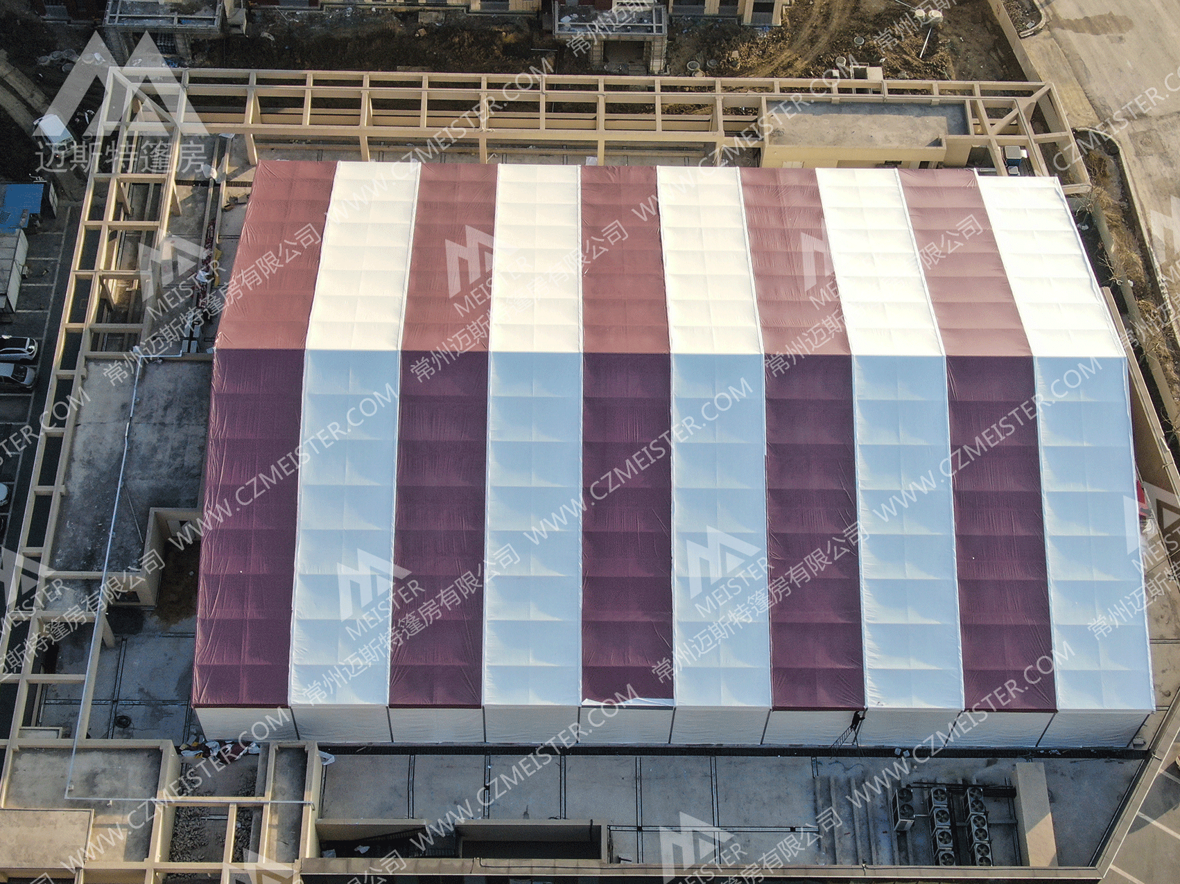 顶楼空地篮球篷房