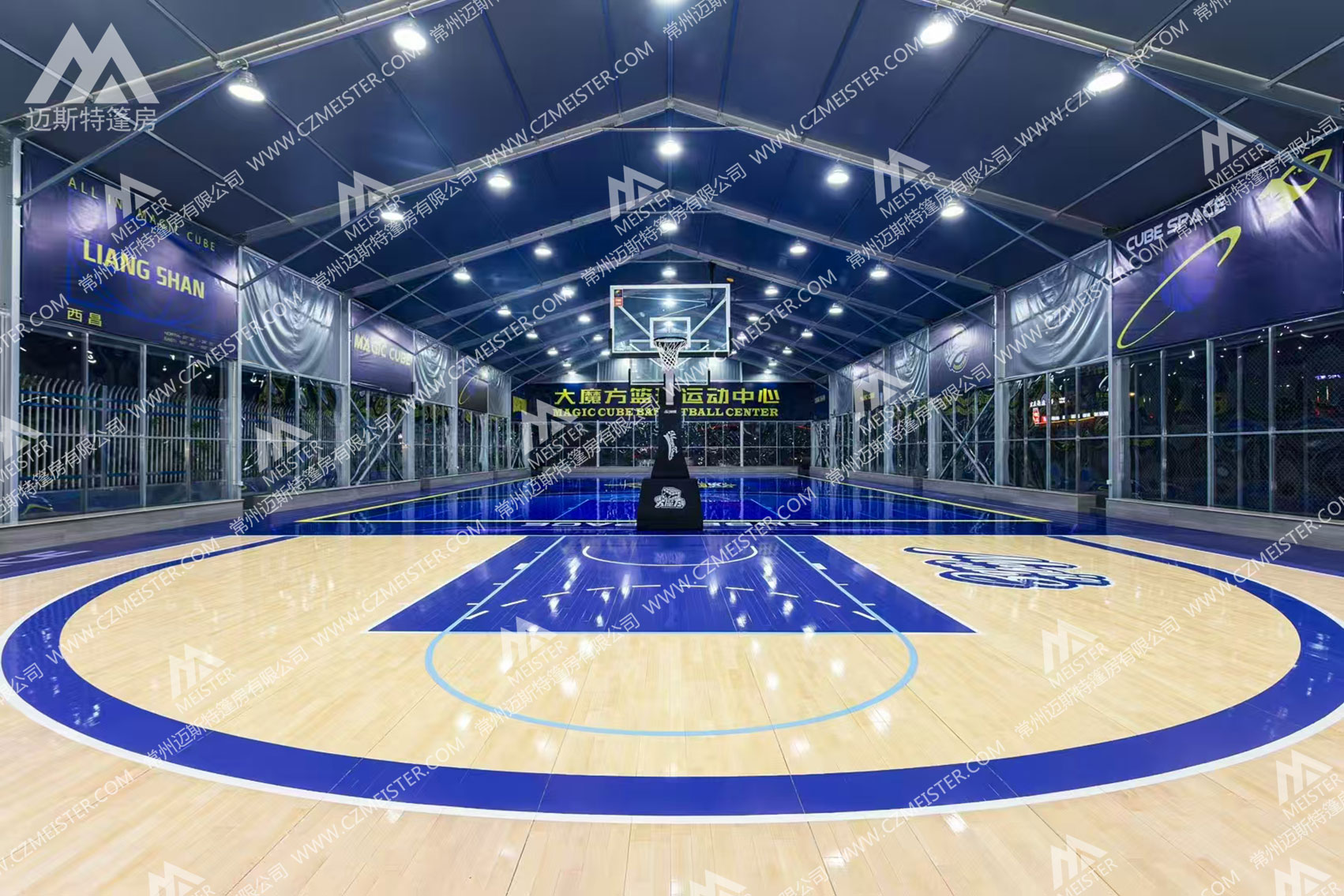 篷房综合球馆：篮球篷房