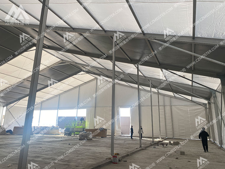 落地快，篷房篮球馆让球馆蓝图变成现实