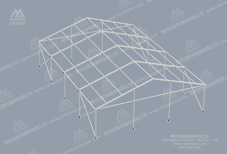 15米跨度篷房框架图