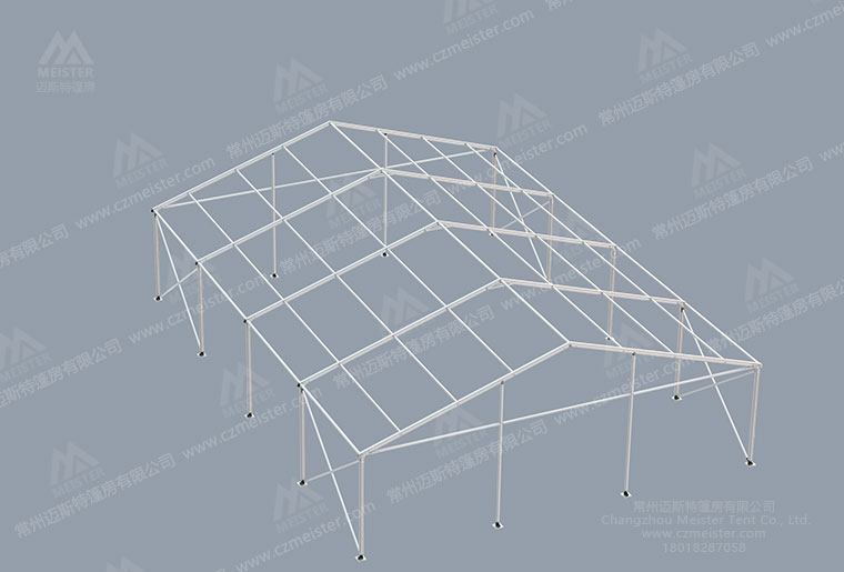 15米跨度篷房框架图